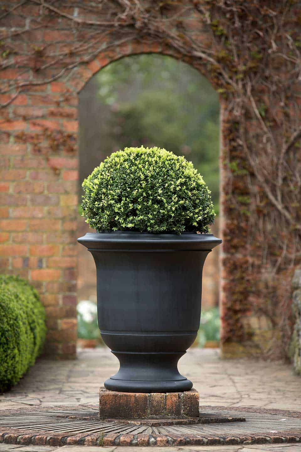 Real Bronze Plain Anduze Style Urn at Cloudehill