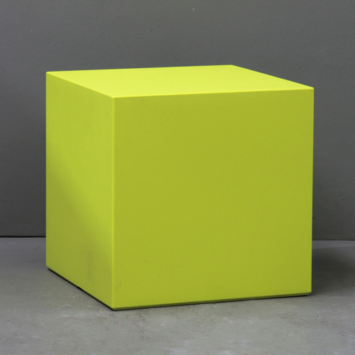 Acid Green Cube Stool - W40 x H40cm