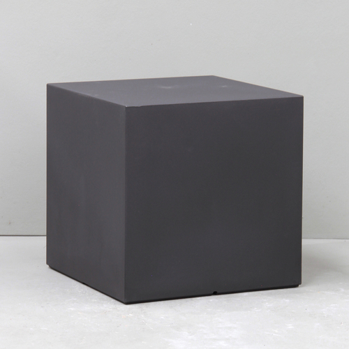 Black Cube Stool - W40 x H40cm