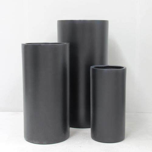 Black Tall Cylinder