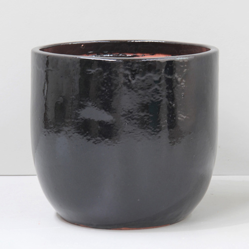 Gloss Black Cambridge Pot