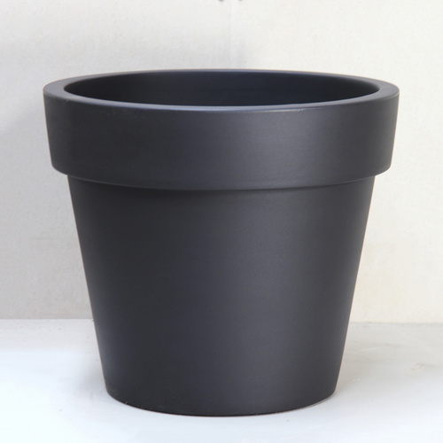 Black Simple Flower Pot