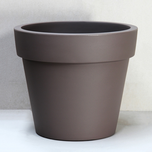 Taupe Simple Flower Pot