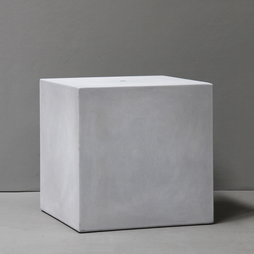Grey Square Plinth - W40cm x H40cm