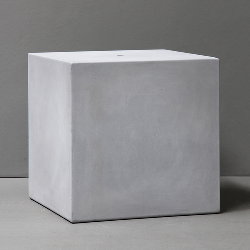 Grey Square Plinth - W50cm x H50cm