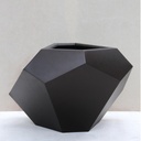 Black Prism Planter L88.9cm x H61cm