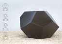 Black Prism Planter L88.9cm x H61cm