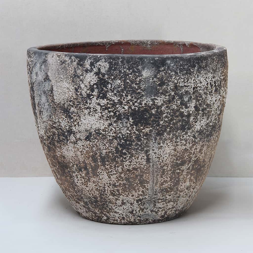 [TDR01-70OW] White Saigon Pot (D70cm x H61cm)