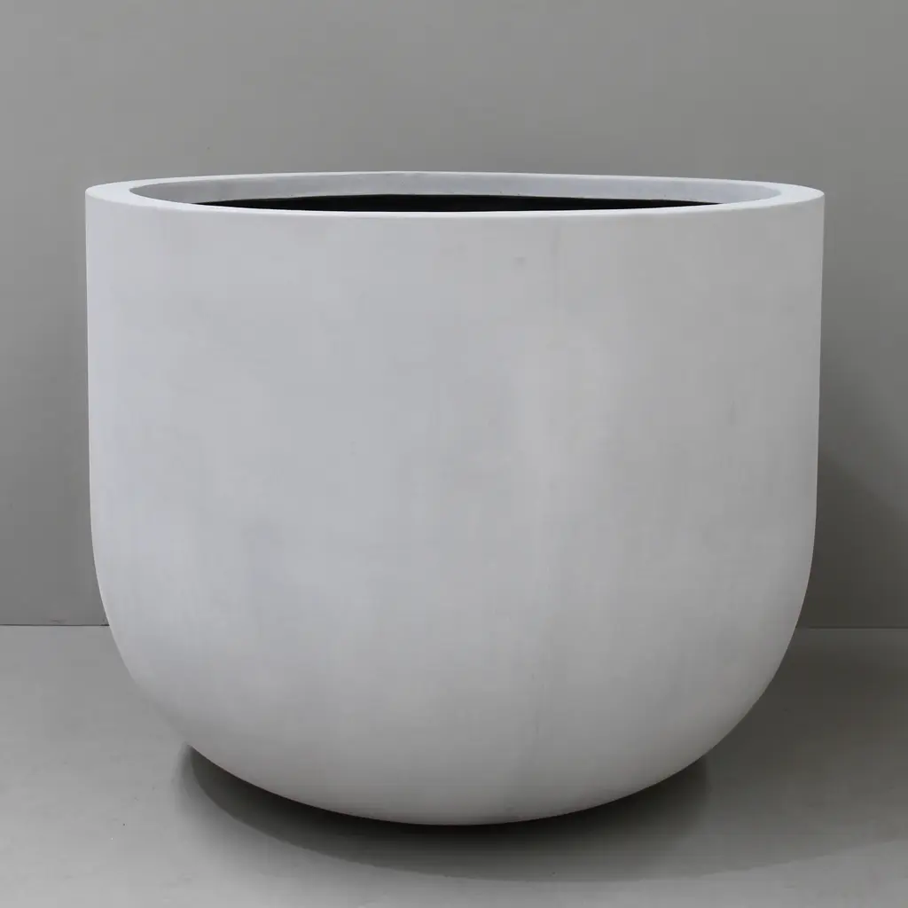 [URR01-112GR] Grey Contemporary U Planter (Extra Extra Large - D112cm x H92cm)