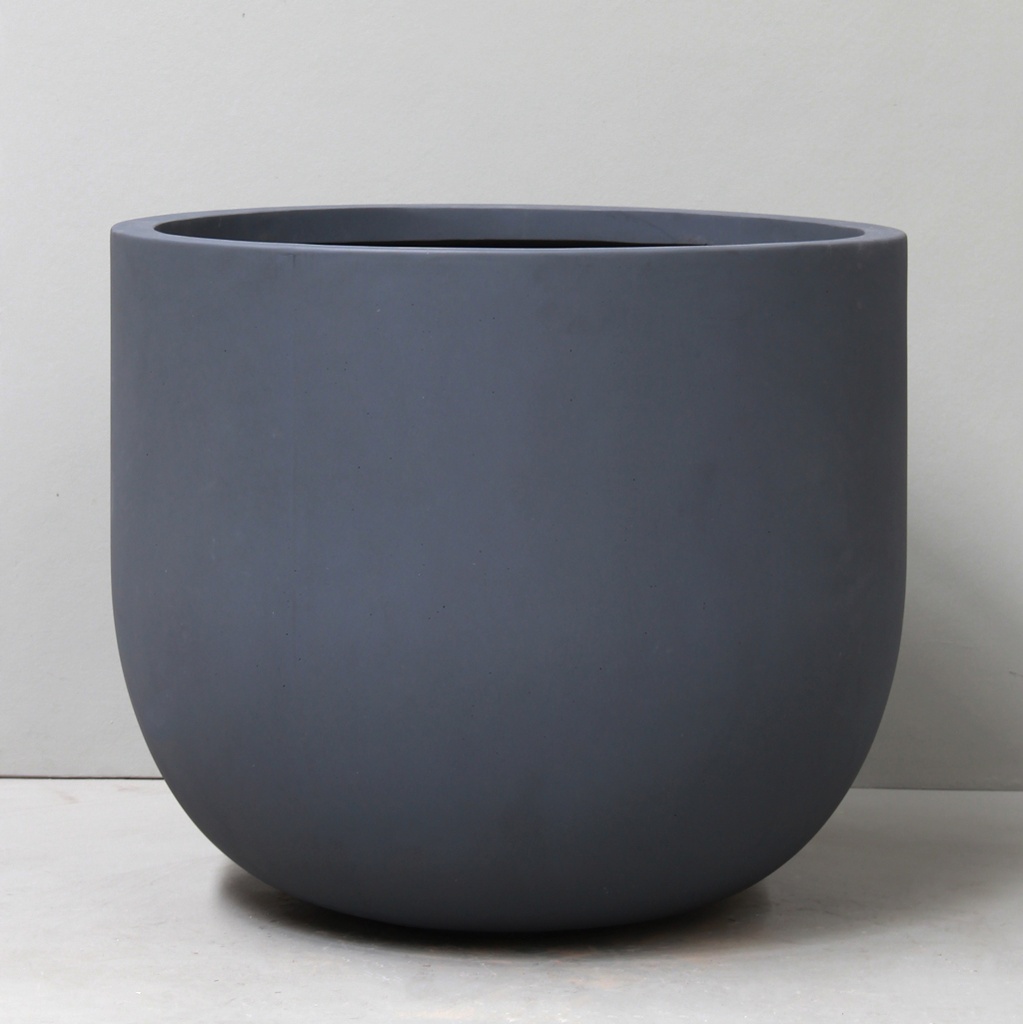 Pigmented Charcoal Contemporary U Planter