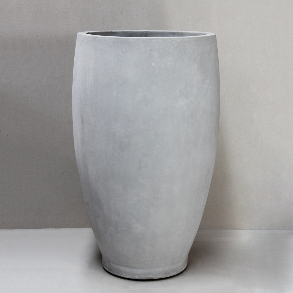 [URR06-75GR] Grey Tall Egg (Large - D75cm x H120cm)