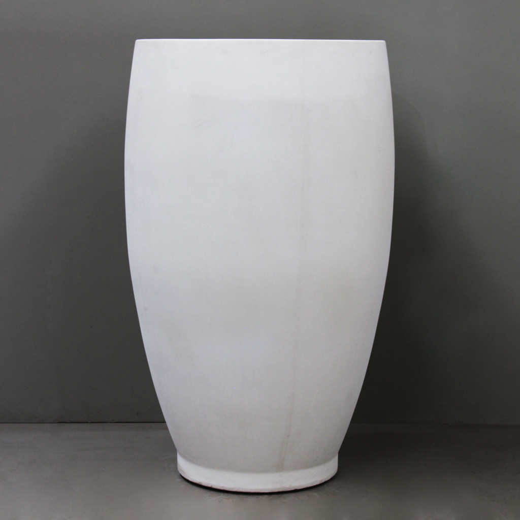[URR06-75WT] White Tall Egg (Large - D75cm x H120cm)
