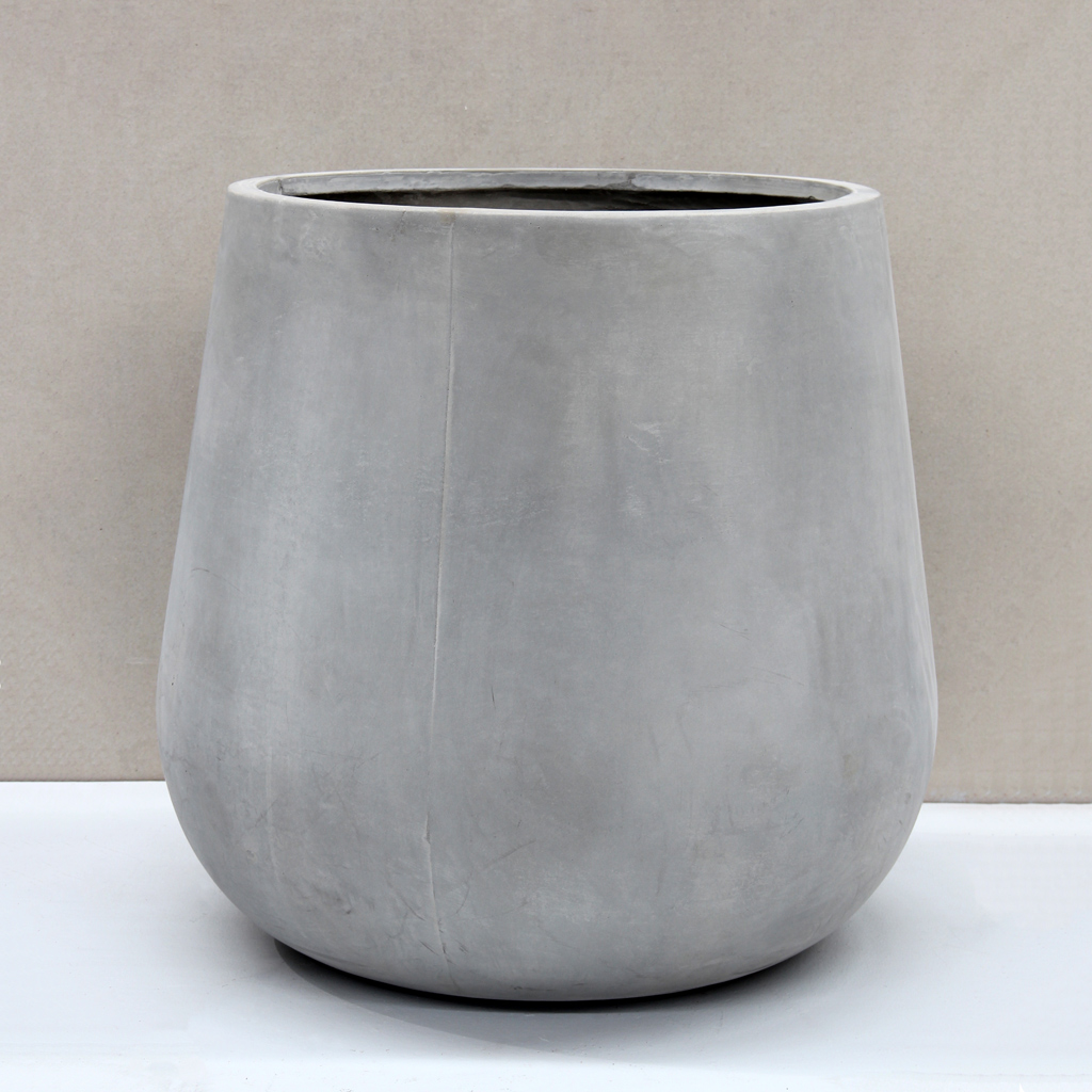 [URR14-76GR] Grey Sack Pot (Large - D76cm x H72cm)