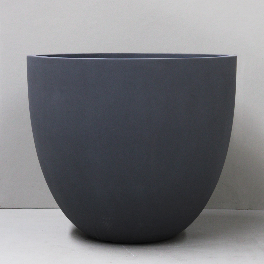 [URR17-90CH] Pigmented Charcoal Egg Pot (Extra Extra Large - D90cm x H75cm)
