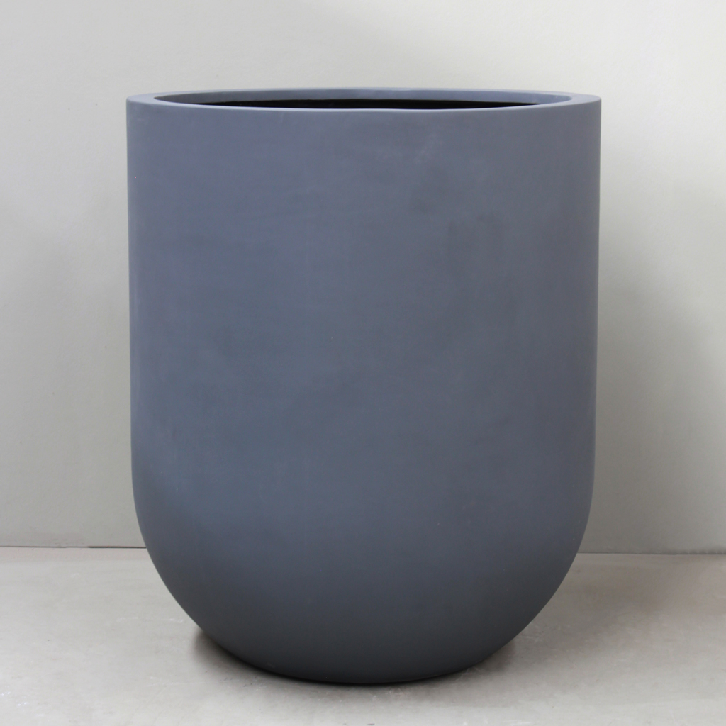 [URR18-84CH] Pigmented Charcoal Seaton Pot (Large - D84cm x H100cm)
