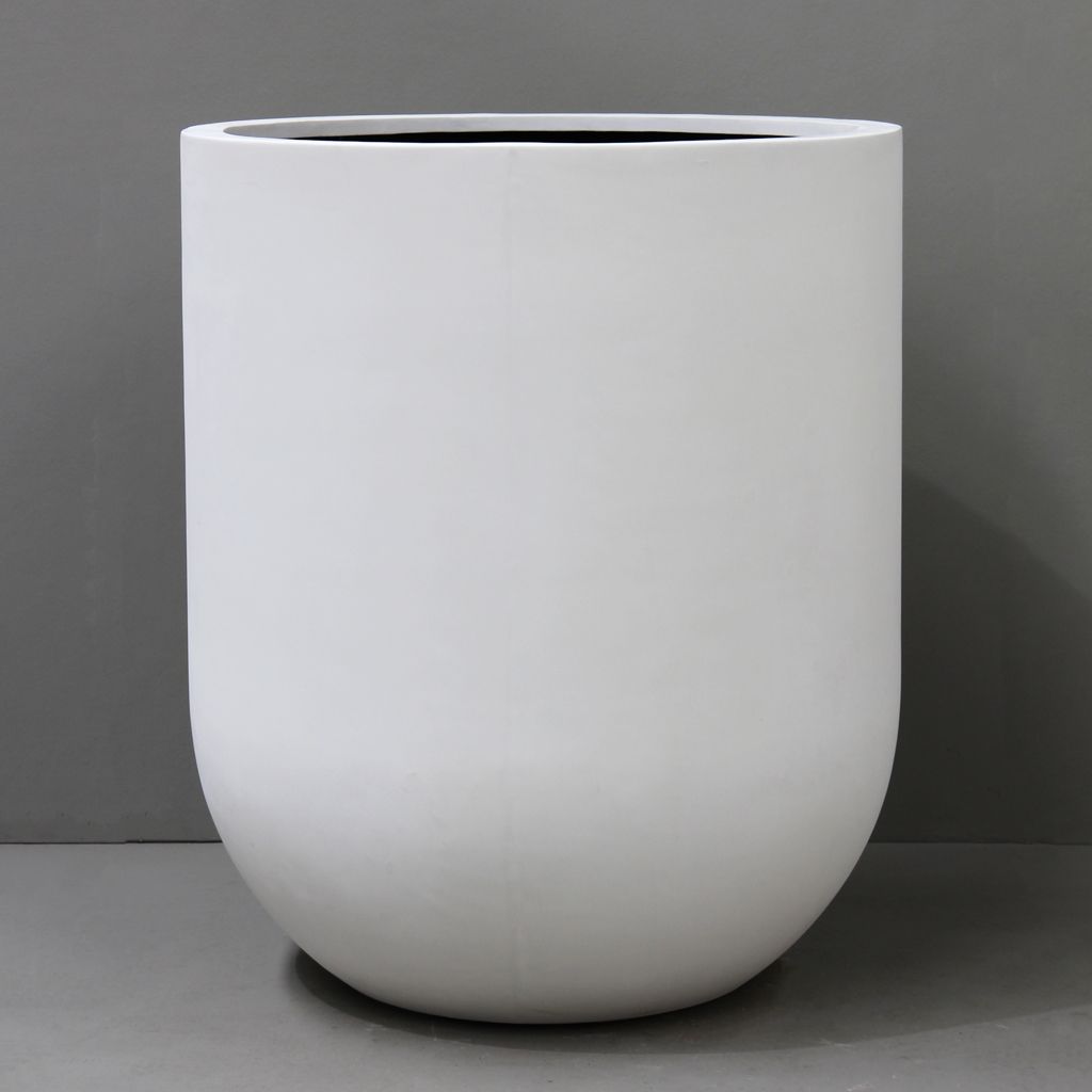 [URR18-84WT] White Seaton Pot (Large - D84cm x H100cm)