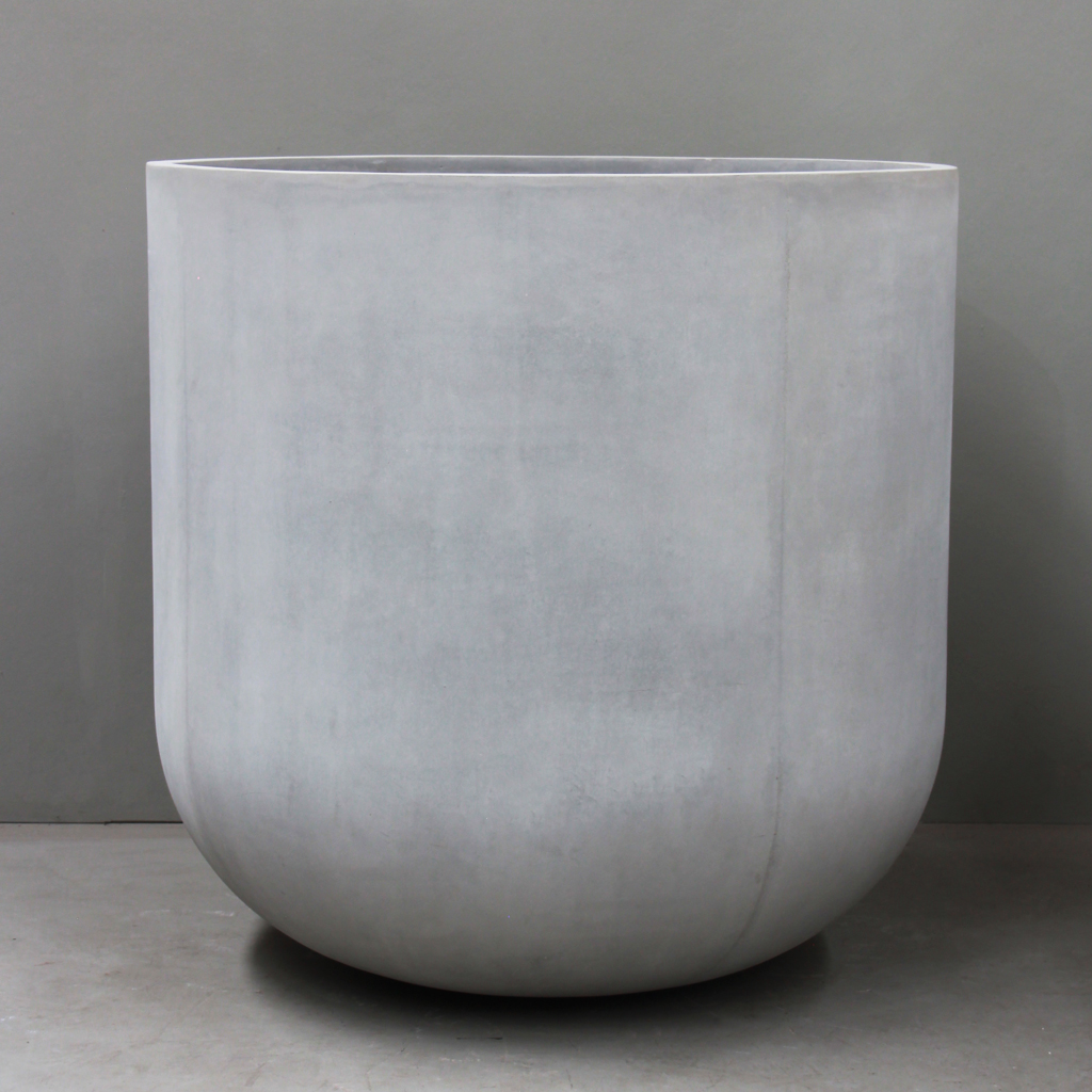 [URR23XXLGR] Grey Terrace U Pot (D100cm x H100cm)