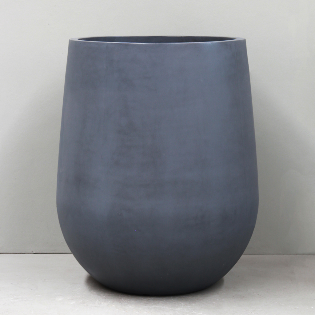 [URR24LCH] Pigmented Charcoal Savoy Planter (D75cm x H90cm)