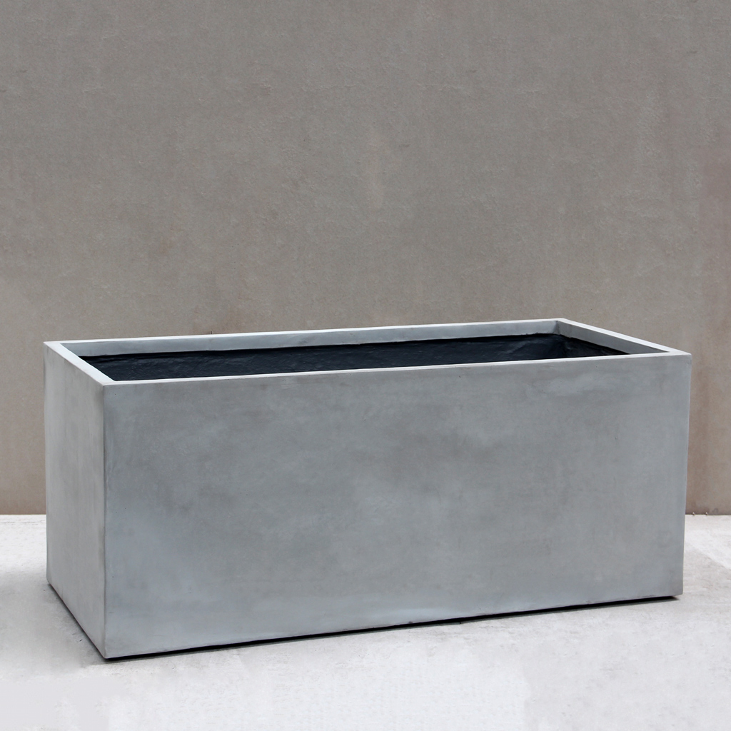 [URT02-120GR] Grey Piazza Trough  (Small - L120 x W55 x H50cm)