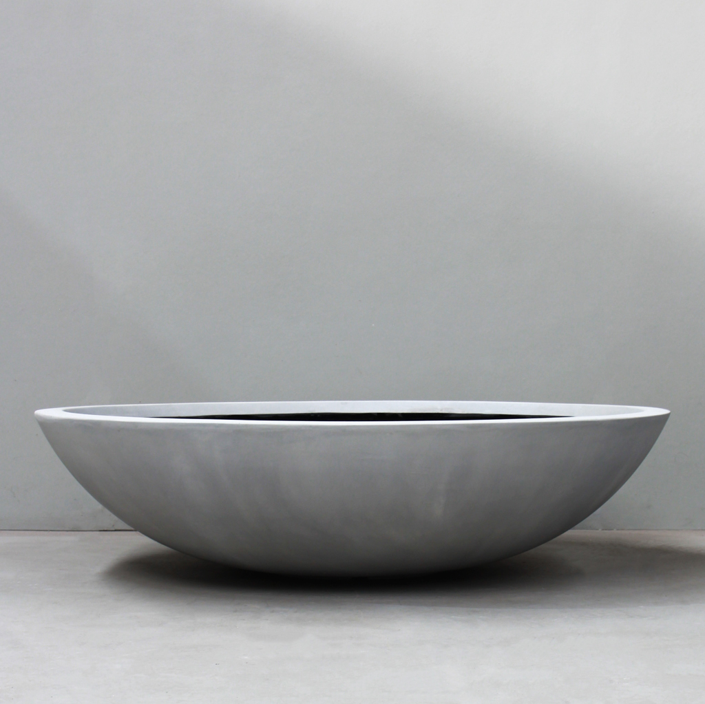 [URB01XLGR] Grey Low Bowl (D152cm x H36cm)