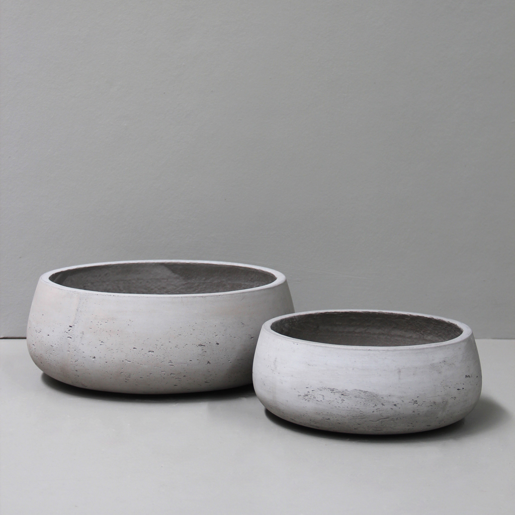 [MDR4LNT] Natural Flat Bowl (D39cm x H14.5cm - Not Sold Individually)