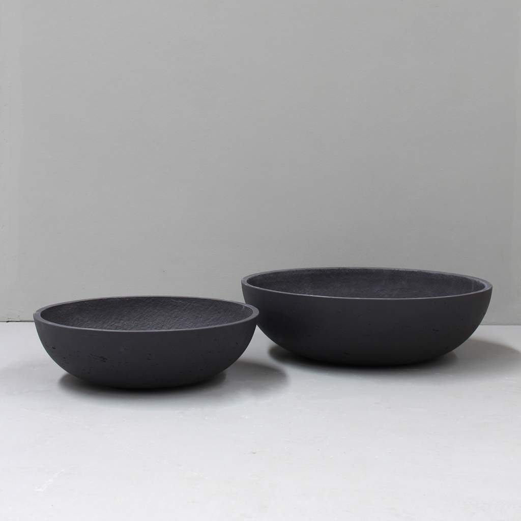[MDR8LBK] Black Nefertiti Bowl (D50x H15cm - Not Sold Individually)