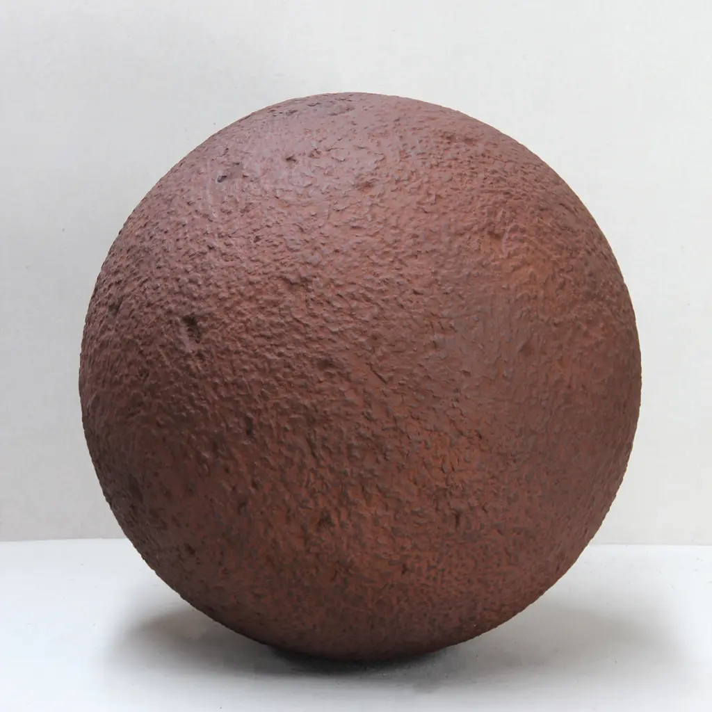 [PB1719BU] Burnt Umber Adobe Orb (Large - D92cm)