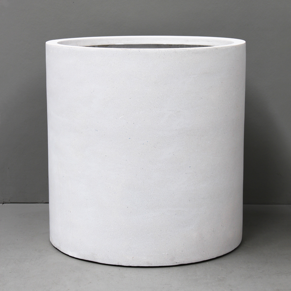 [BR1-70IV] Ivory Drum Pot (Extra Extra Large - D70cm x H70cm)