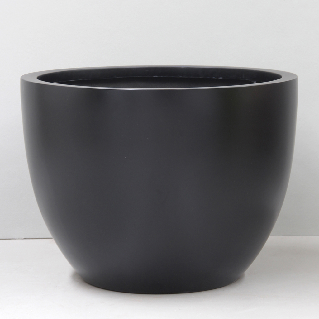 [BR3-106BK] Black Egg Pot (Extra Extra Large - D106cm x H76cm)