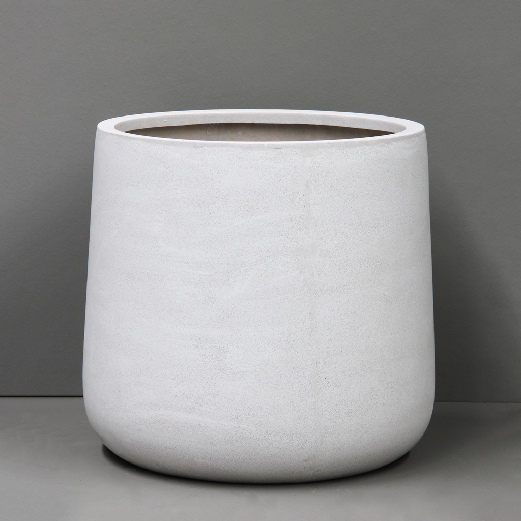 [BR5-68IV] Ivory Sack Pot  (Extra Large - D68cm x H64cm)