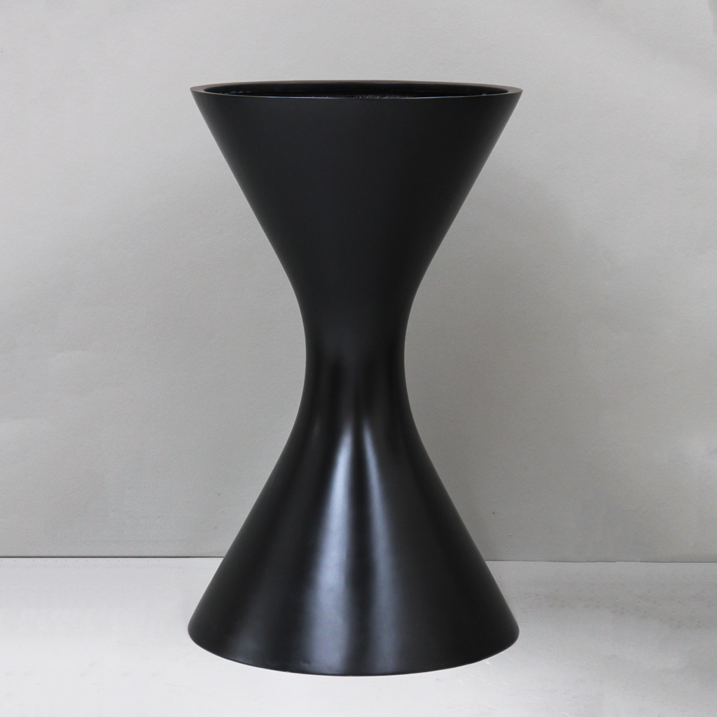 [BR9L-BK] Black Fab Planter (Large - D55cm x H90cm)