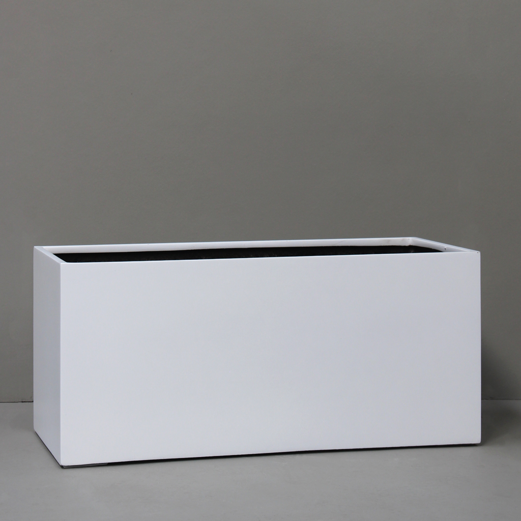 [BT1-100WT] White Trough (L100cm x W45cm x H45cm)