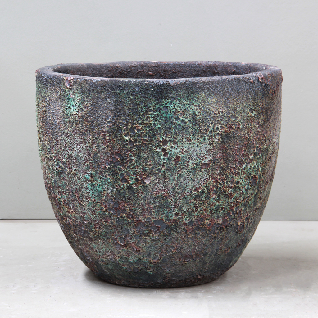 [TDR01-70MG] Midnight Green Saigon Pot (Extra Extra Large - D70cm x H61cm)
