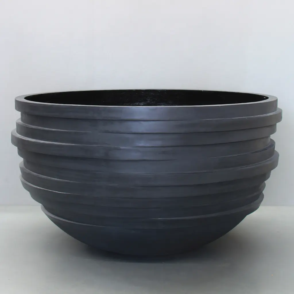 Charcoal Spiral Planter D160cm x H95cm