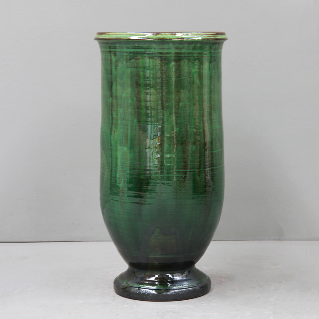 [JAO70V] Green Olive Jar Décor  (Large - D33-39cm x H65-70cm)