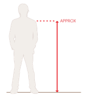 [PB6428BU] Burnt Umber Caduceus Fountain (Medium - D80cm x H156cm)