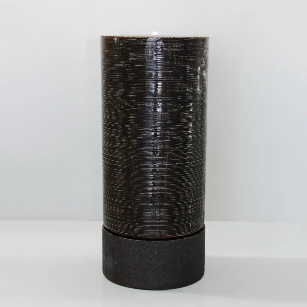 [PB6454ABK] Antique Black Asaki Fountain (Large - D49.5cm x H115cm)