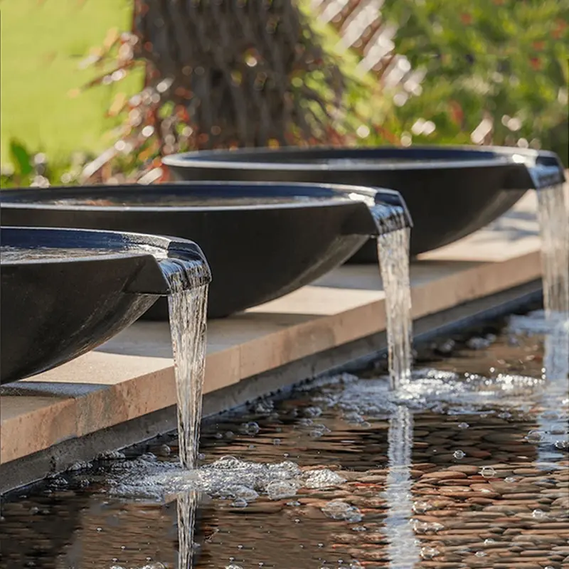 [FN2124BK] Black Wok with Spillway (Large - D154cm x H38cm)