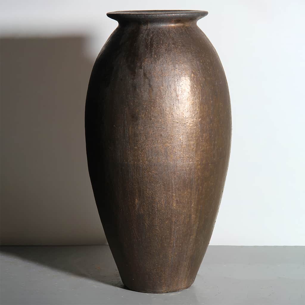[4204L-HM] Heavy Metal Roman Jar (D60cm x H117cm)
