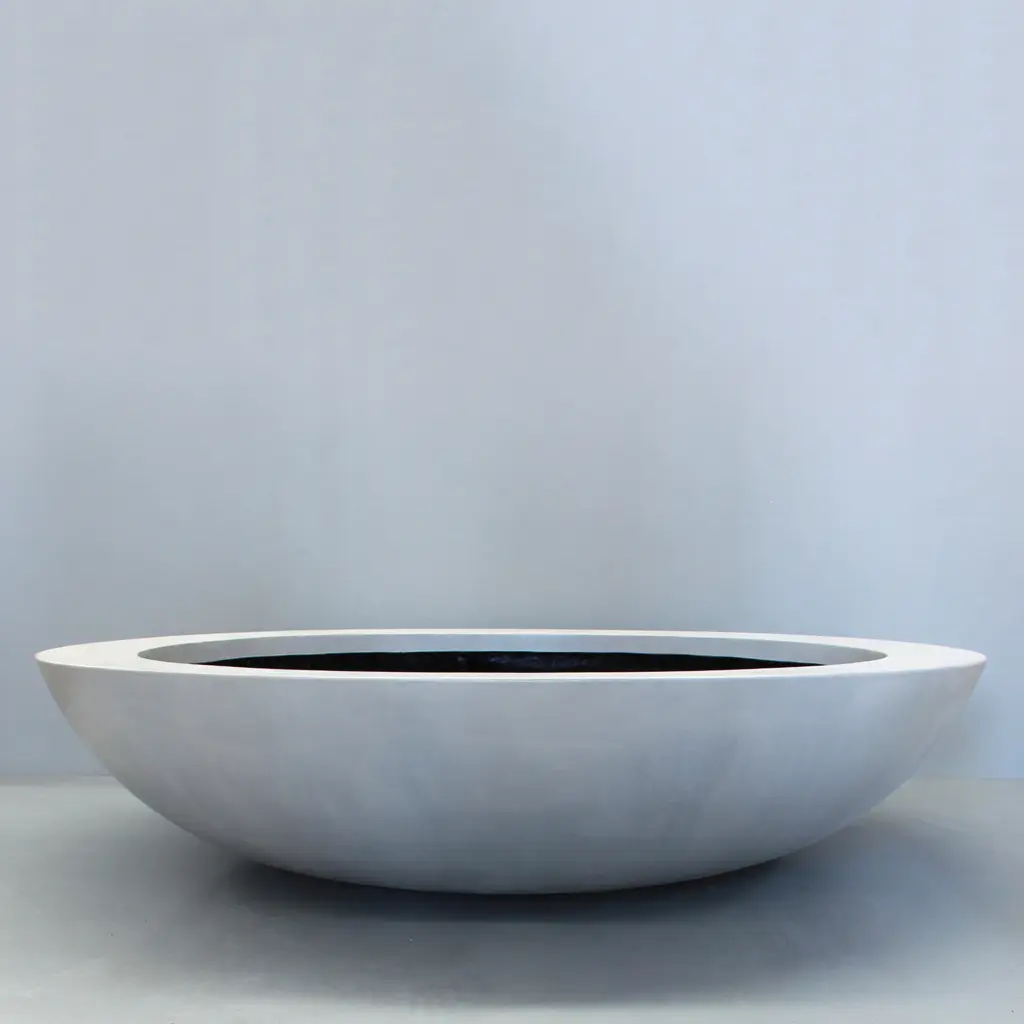 Grey Large Seating Bowl Planter