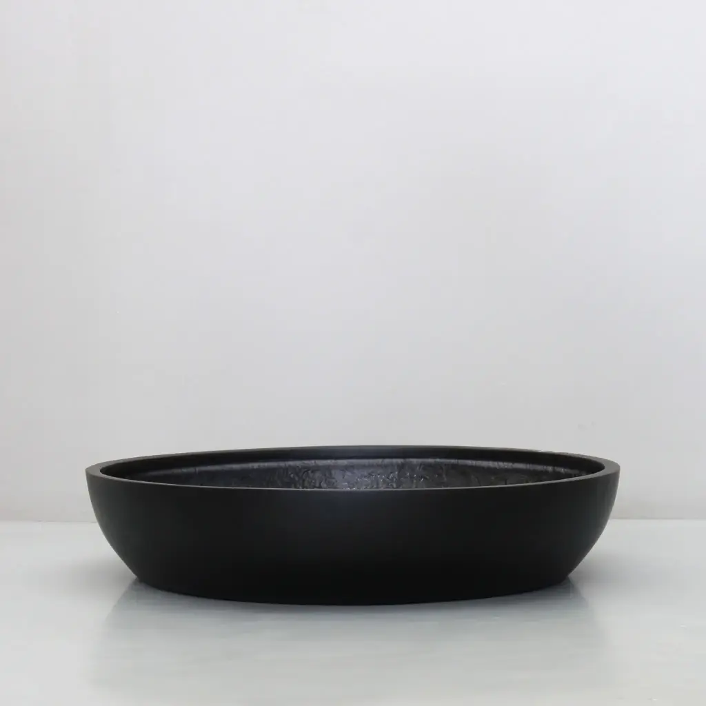 [2720.076S.BK] Black Cratera Bowl (Small - D76cm x H15cm)