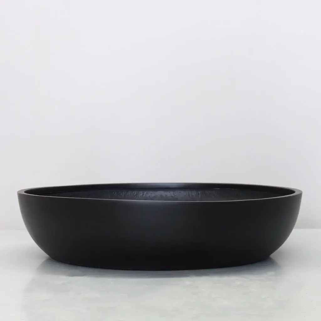 [2720.092S.BK] Black Cratera Bowl (Large - D92cm x H21cm)