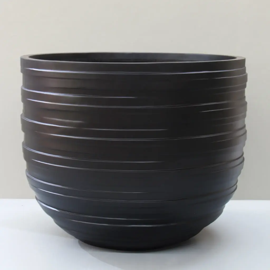 [6100.137.BK] Black Circulum Pot  (Large - D137cm x H114cm)