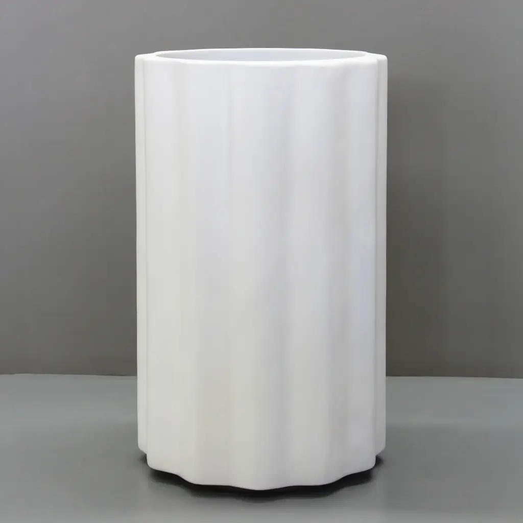 [7127.054.WH] White Vattra Cylinder (Large - D54cm x H90cm)