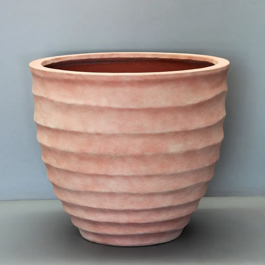 [PCR01XL-TU] Tuscan Wave Egg Pot (D60cm x H53cm)