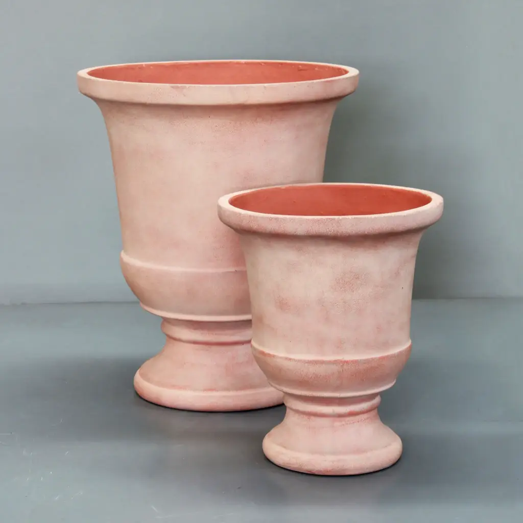 [PCU02s/2TU] Tuscan Pomezia Urn (Set of 2 - D55 & 39cm)