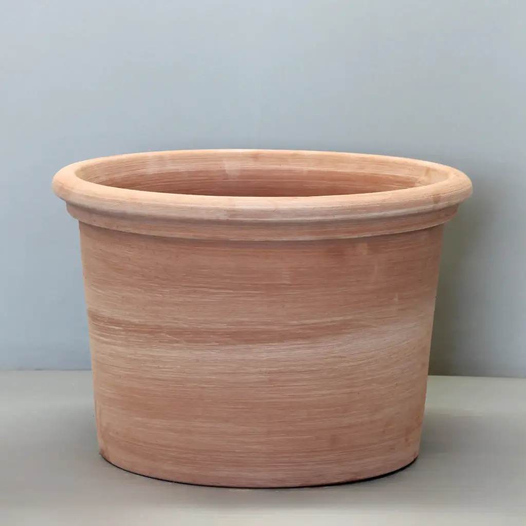 [DIT09L-TG] Terracotta Galestro Cylinder Pot (Large - D66.4cm x H45.6cm)