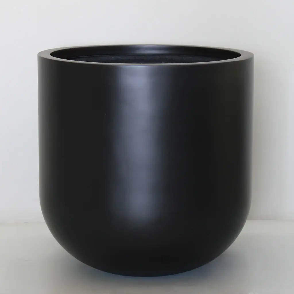 [2970.085.BK] Black Rotunda Pot  (XXLarge - D85cm x H85cm)