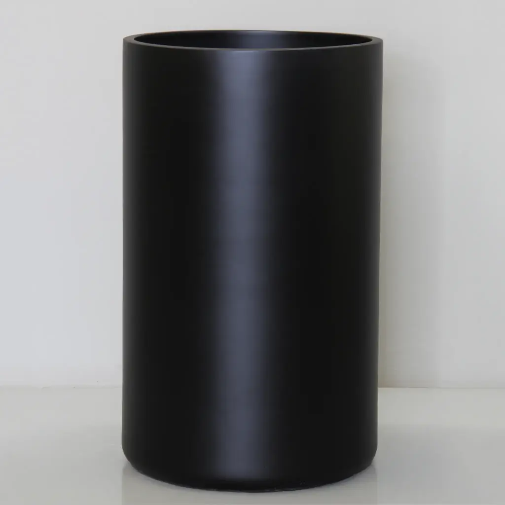 [2130.048.BK] Black Plain Cylindrico (Large - D48cm x H80cm)