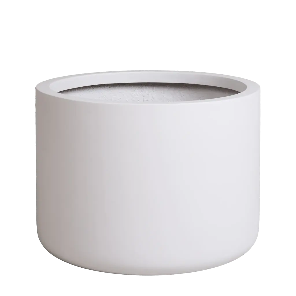 White Wide Cylindrico